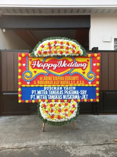 Papan Bunga Pernikahan aquarius boutique hotel palangkaraya