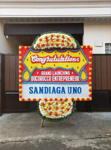 Papan Bunga Opening aquarius boutique hotel palangkaraya