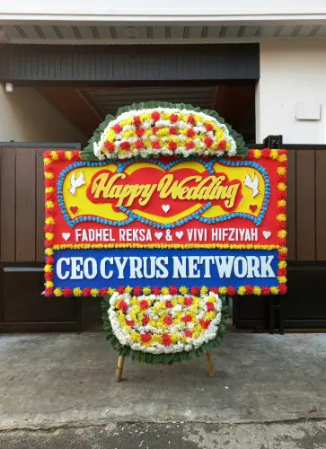 Papan Bunga Pernikahan aquarius boutique hotel palangkaraya